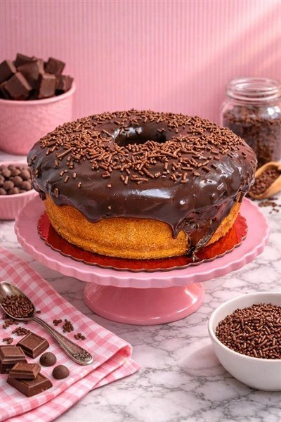 Bolo de Formigueiro C/Cobertura de Chocolate Bolo de Formigueiro C/Cobertura de Chocolate