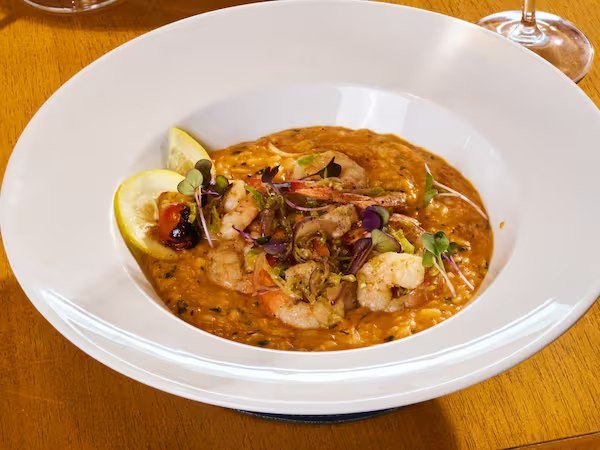 Risoto de Camarões Risoto de Camarões